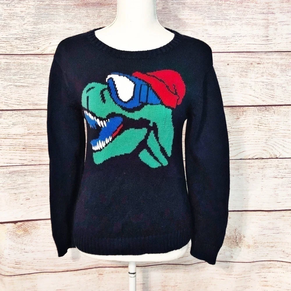 Gymboree Winter Dinosaur Sweater Size M (7-8)